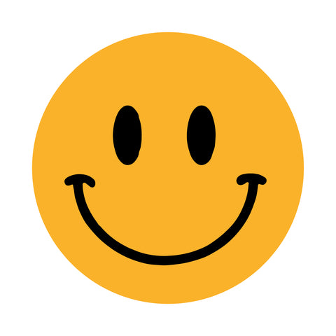 Smiley Emoji Bike Sticker