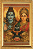 Lord Shiva Parvati I Shivan Parvathi I Nandhi I Spiritual I   Wall Poster / Frame