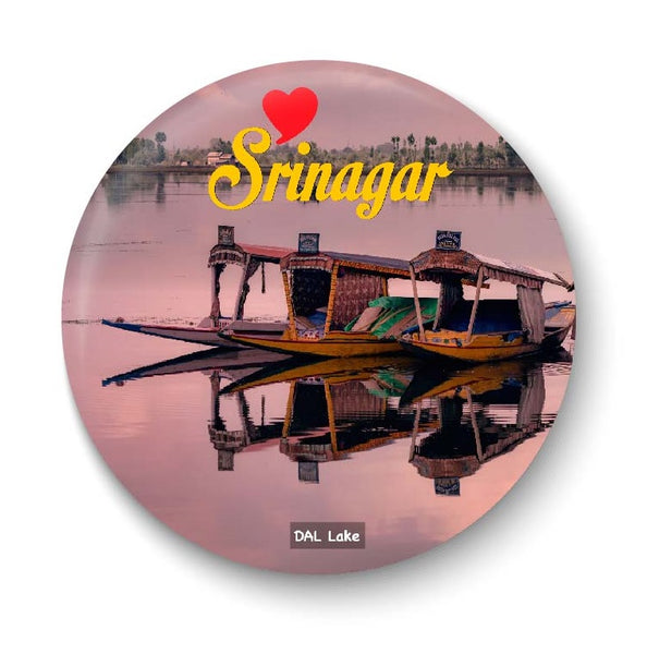 Love Srinagar I Dal Lake I Travel Memories I Fridge Magnet