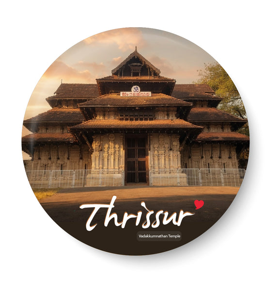 Love Thrissur I Vadakkumnathan Temple I Kerala I Souvenir I Travel Memories I Fridge Magnet