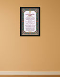 Bharata Rajyangam I Preamble of Indian Constitution Telugu I Wall Poster/Frames