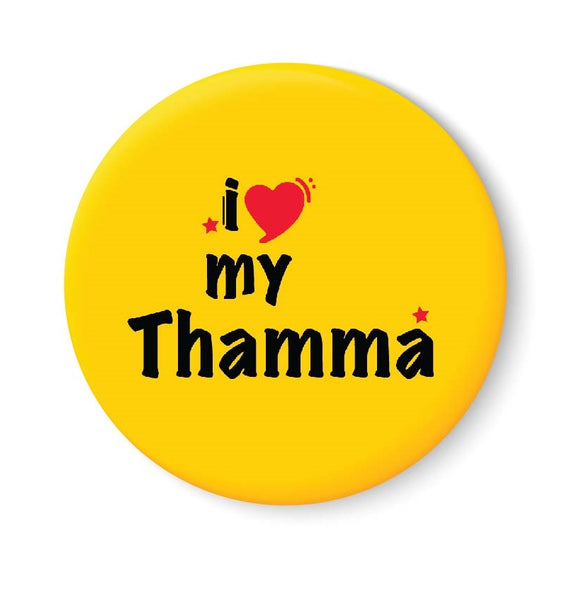 I Love My Thamma Fridge Magnet