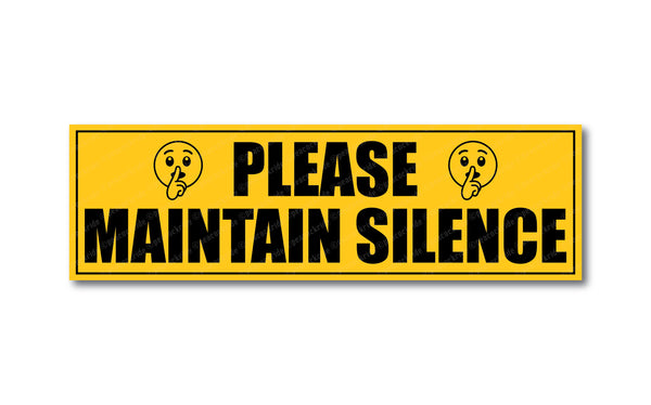 Please Keep Maintain I School I College I Hospital I Office I Company I Wall Sticker