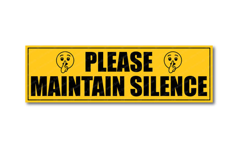 Please Keep Maintain I School I College I Hospital I Office I Company I Wall Sticker