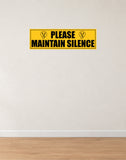Please Keep Maintain I School I College I Hospital I Office I Company I Wall Sticker
