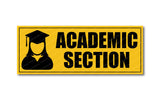 Academic Section I Academy I School I College I University I Wall Sticker