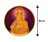 Velankanni Matha I Jesus Christ I Our Lady of Health Shrine Basilica | Vailankanni | Tamilnadu I Bike Sticker