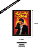 Thalapathy CM Vijay on blast mode I Vijay I Tamilaga Vettri Kazhagam I TVK I Wall Poster