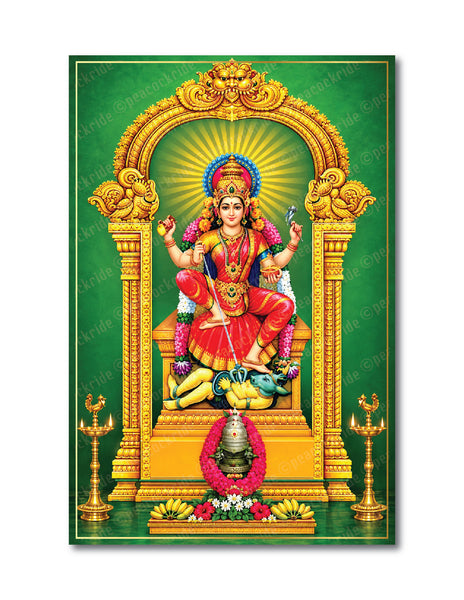 Mulanur Vanji Amman I Sri Vanchi Amman I Arulmigu Sri Vanchi Amman Temple I Tamil Nadu I Spiritual I Wall Poster