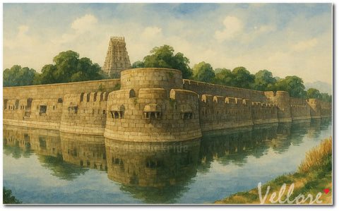 Love Vellore I Vellore Fort I Jalakandeswarar Temple I Wall Poster  / Frames