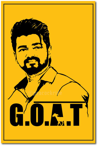 Thalapathy Vijay I GOAT I TVK I Wall Poster / Frames