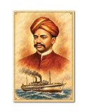 Kappalottita Tamilan V. O. Chidambaram Pillai I VOC I Indian Freedom Fighter I Wall Poster