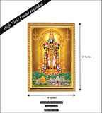 Lord Balaji I Tirumala Tirupati  Sri Venkateswara Swamy Temple I Lord Venkateshwara I Lord Vishnu I Tirupati Venkateshwara I Wall Poster