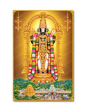 Lord Balaji I Tirumala Tirupati  Sri Venkateswara Swamy Temple I Lord Venkateshwara I Lord Vishnu I Tirupati Venkateshwara I Wall Poster
