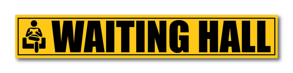 Waiting Hall I School I College I Office I Hospital I ShopI Wall Sticker