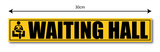 Waiting Hall I School I College I Office I Hospital I ShopI Wall Sticker