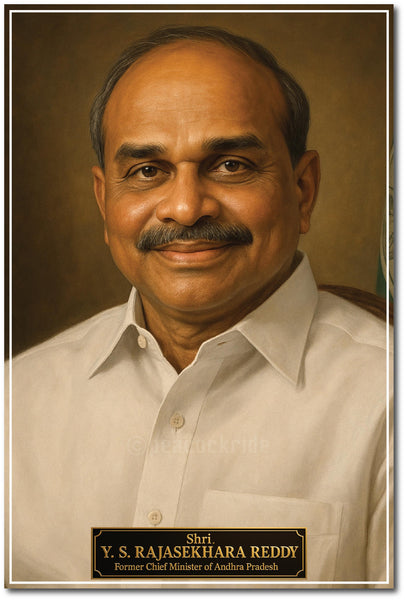 YS Rajasekhara Reddy I YSR Congress I Former Chief Minister of Andhra Pradesh I Wall Poster / Frames