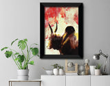 Jallikattu Bull Wall Poster/Frame