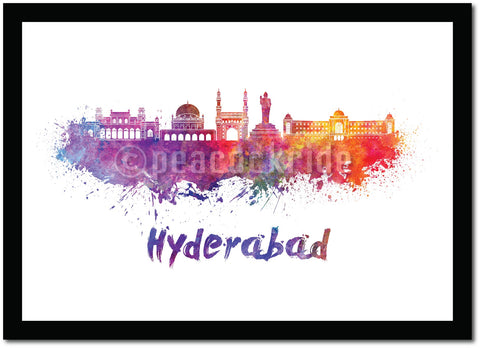 "Hyderabad" Wall Poster/Frame