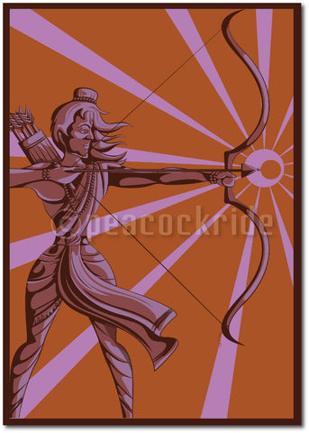 "Lord Rama" Wall Poster/Frame