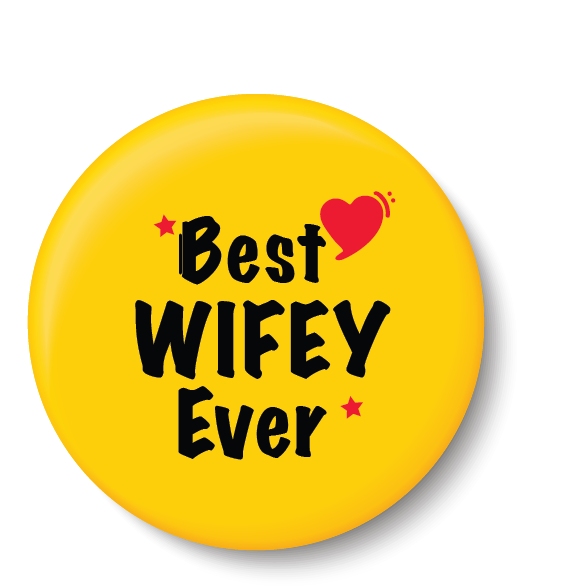 Best Wifey Ever I Relationship I Fridge Magnet