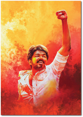 VeezhatheTamiliname! I Thalapathy Vijay I - Wall Poster/Frame