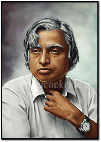 Dr APJ Abdul Kalam Digital Art Wall Poster/ Frame