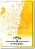 Chennai Map Wall Poster / Frame