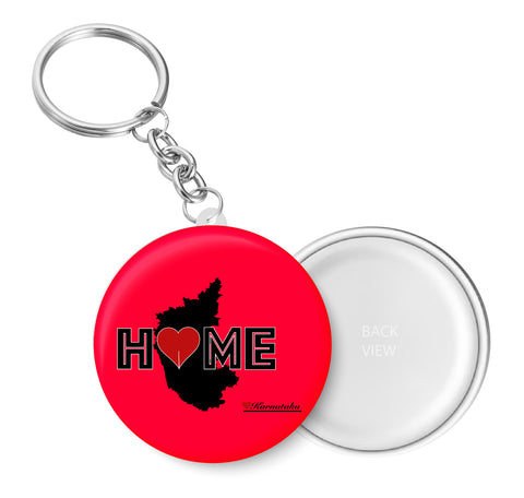 Karnataka Home Love Key Chain