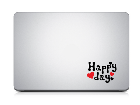 Happy Day I Romantic I Love I Valentines Day Series I Laptop Decal
