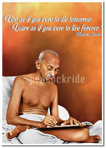 Mahatma Gandhi -  Motviational  Quotes Wall Poster / Frame