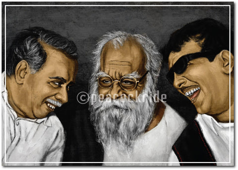 Periyar Anna Karunanidhi Wall Poster / Frame