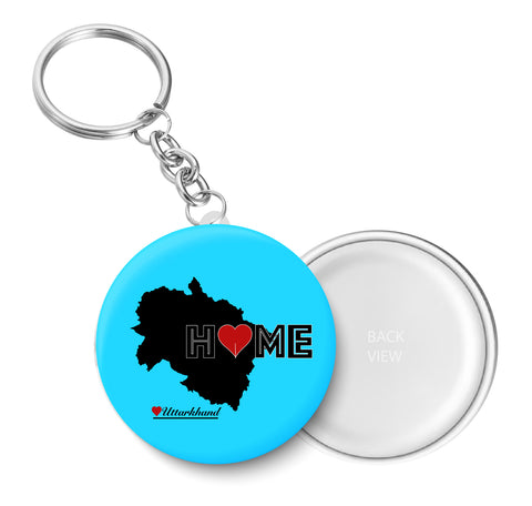 Uttarakhand Home Love Key Chain