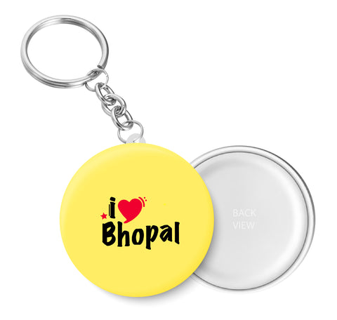 I Love Bhopal Key Chain