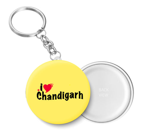 I Love Chandigarh Key Chain