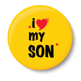 I Love my Son I Relationship I Pin Badge