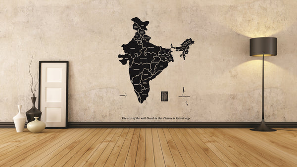India Map Wall Decal