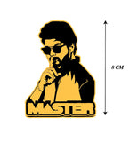Vijay Wall Decal, Master Wall Decal, Master sticker, Wall Decal, Bike Sticker, Vijay bike sticker,