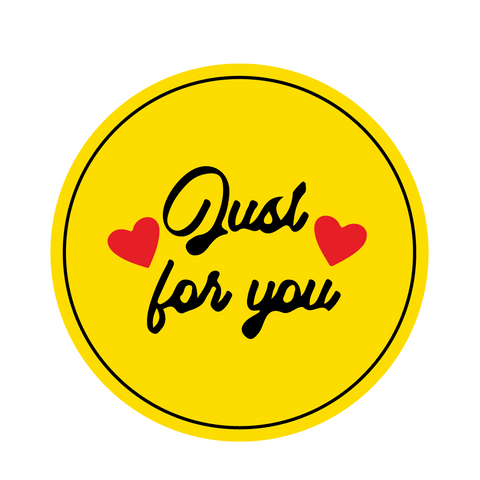 Just for You I Romantic I Love I Valentines Day Series I Bike Decal