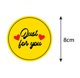Just for You I Romantic I Love I Valentines Day Series I Bike Decal