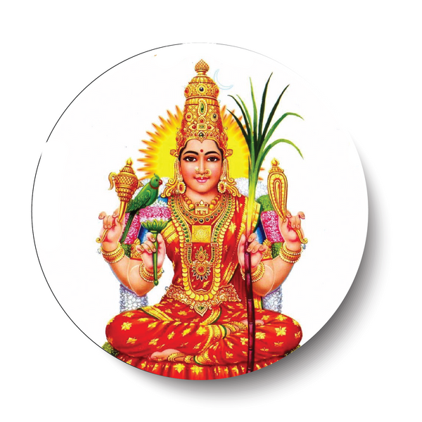 Kanchipuram Kamakshi I Kamakshi Amman I Fridge Magnet