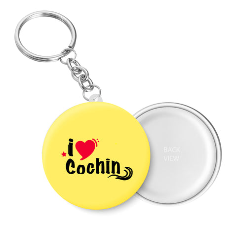 I Love Cochin Key Chain