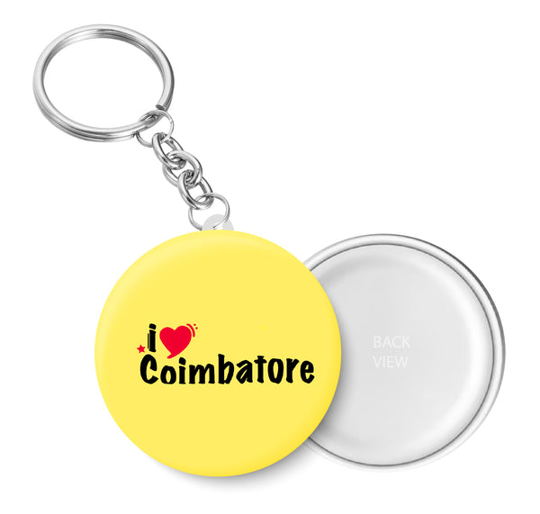 I Love Coimbatore Key Chain