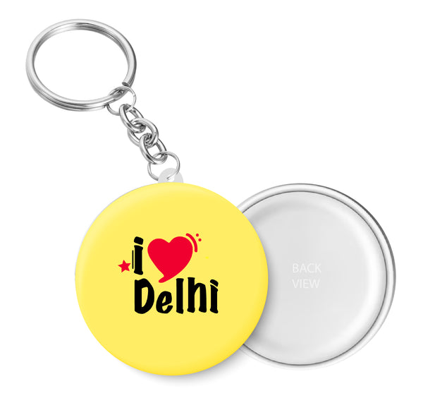 I Love Delhi Key Chain