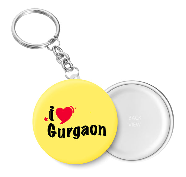 I Love Gurgaon Key Chain