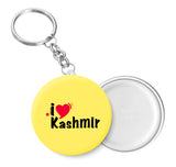 I Love Kashmir Key Chain