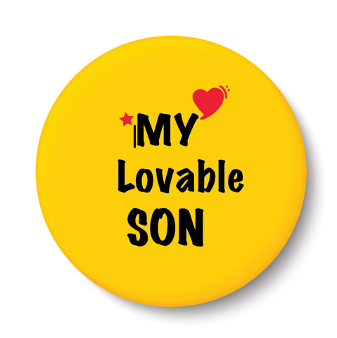 My Lovable Son I Relationship I Pin Badge