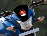 Muthuvel Karunanidhi Stalin I MK Stalin I DMK I Bike Sticker