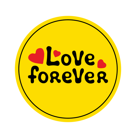 Love Forever I Romantic I Love I Valentines Day Series I Bike Decal