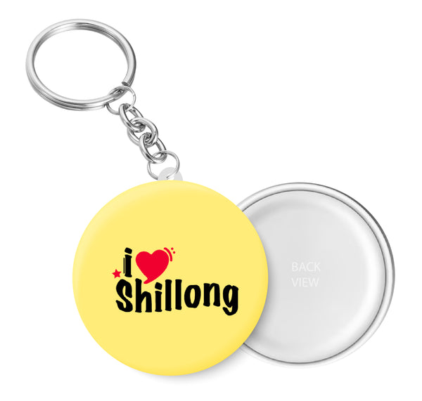 I Love Shilong Key Chain